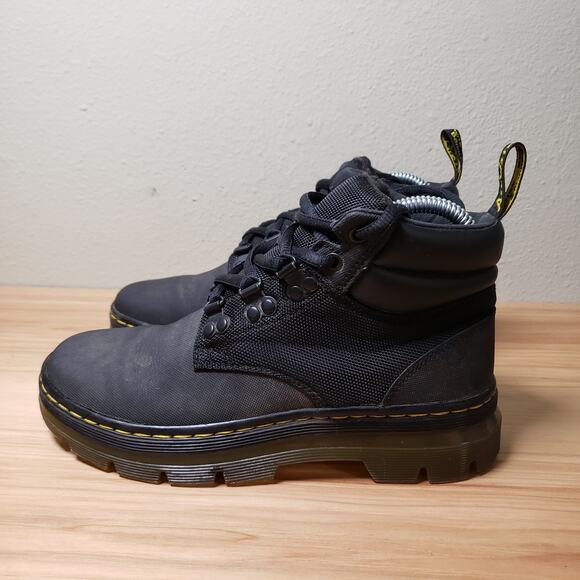 Dr. Martens Women's 6 Rakim Utility Chukka Boots‎ Black Chunky Work Bootie - Picture 1 of 8